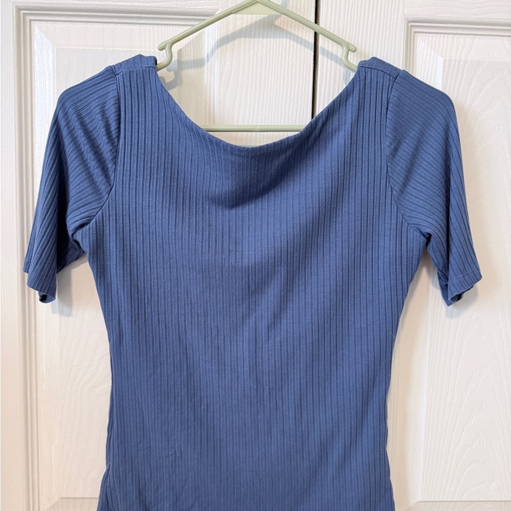 Abercrombie & Fitch Blue Short Sleeve Top